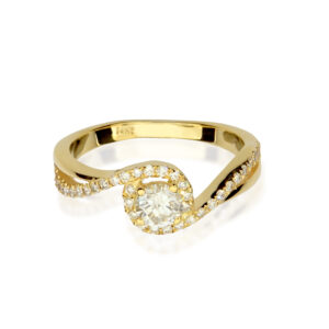 Special Twist Diamond Ring 0.40ct - GINGER