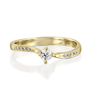 טבעת אירוסין ROSY