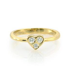 טבעת לב HAPPY