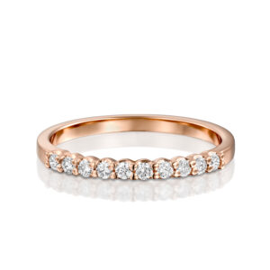 Diamond Row Ring in a Arch