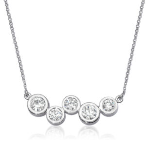 שרשרת יהלומים כוסות מעוצב