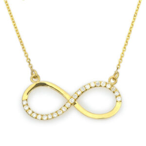 שרשרת אינפיניטי משובץ יהלומים