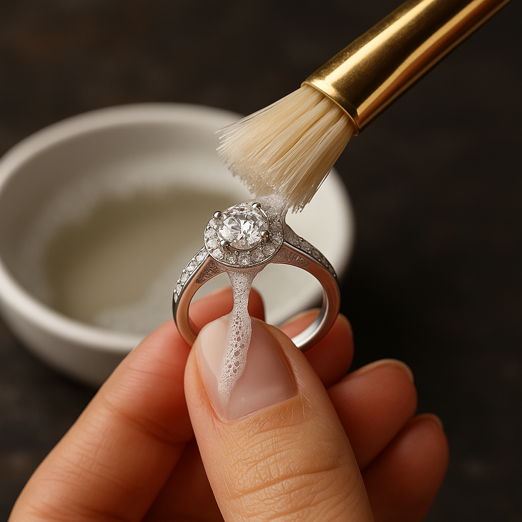 איך לנקות זהב לבן