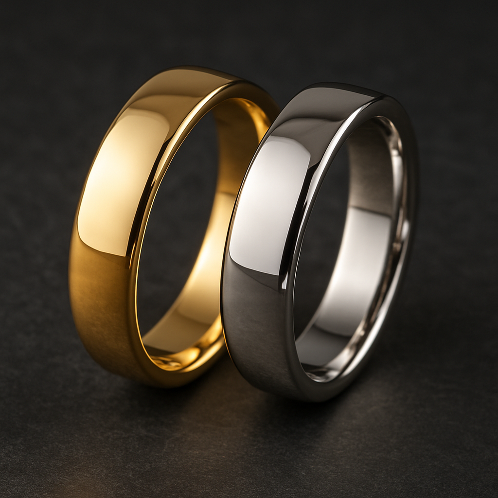 זהב צהוב מול זהב לבן