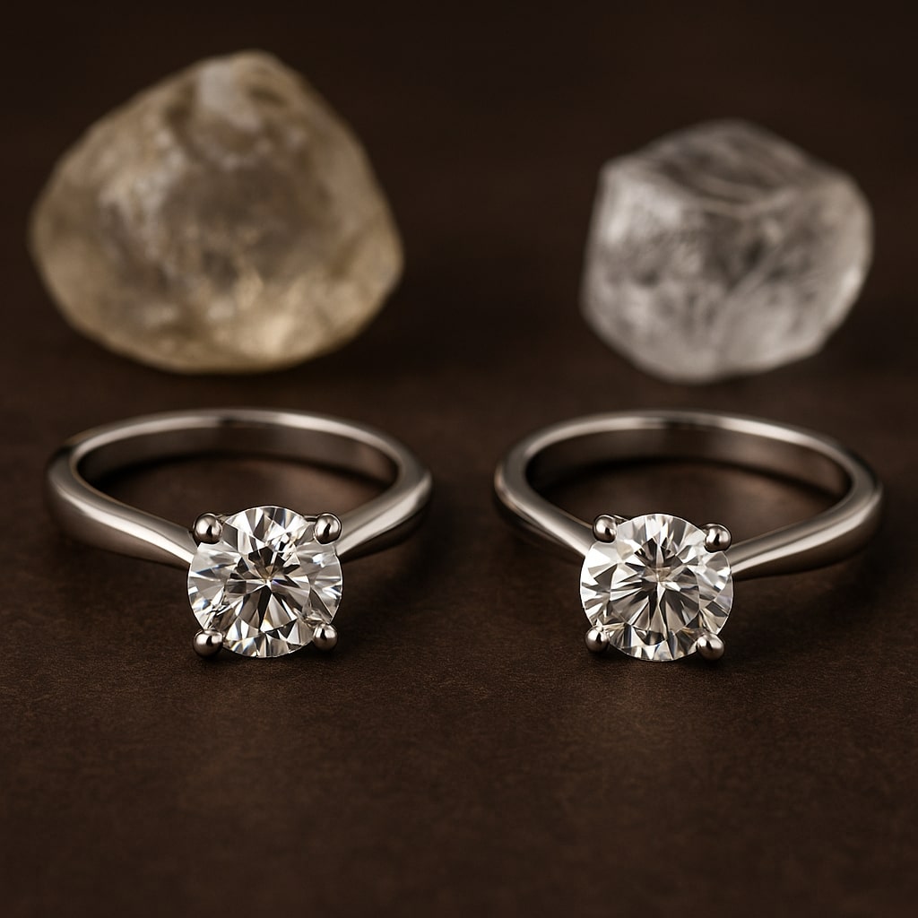 מה ההבדל בין יהלום טבעי לבין יהלום מעבדה?