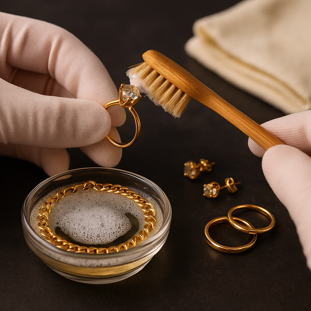 איך לנקות תכשיטי זהב