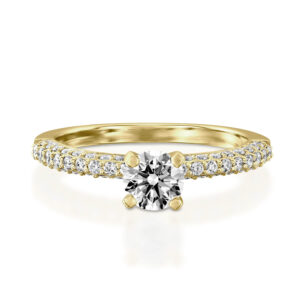 טבעת יהלום מיוחדת בעלת מראה יוקרתית LONDON