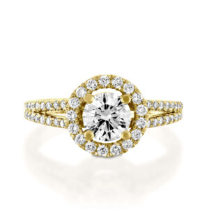 טבעת אירוסין עם הילה NEDIVA