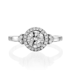 Special Halo Diamond Necklace