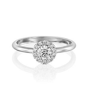 Halo Diamond Engagement Ring MALATI
