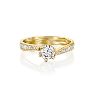 1 Carat Diamond Engagement Ring - EVELYN