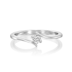 טבעת אירוסין טוויסט עדינה TALIA