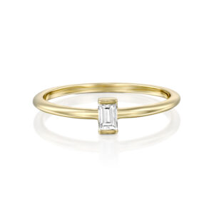 טבעת אירוסין יהלום באגט עדינה FABIOLA