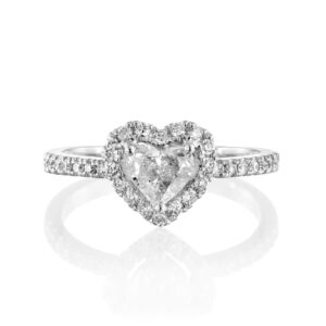 טבעת אירוסין לב HILA