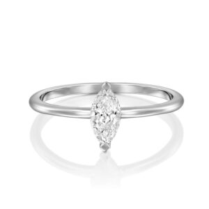 Marquis Diamond Engagement Ring - MAREN