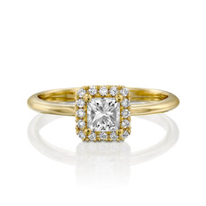 Princess Halo Diamond Ring, CORA
