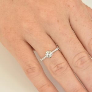 טבעת אירוסין קלאסית שש שיניים ADR-00568-5