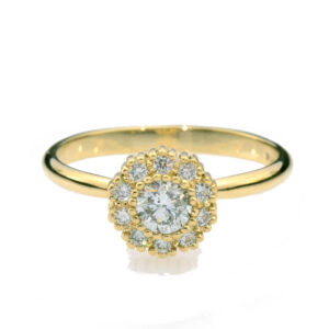 טבעת  אירוסין פרח Lilium