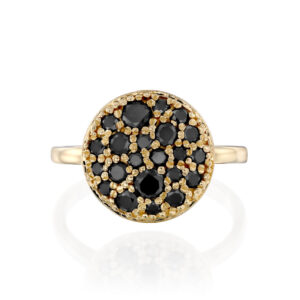 A Fashionable And Impressive Black Diamond Ring SUTTON