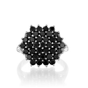 טבעת יהלומים שחורים מיוחדת ומרשימה BAREKET