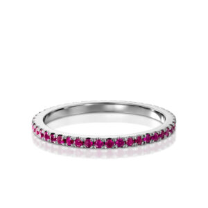 טבעת רובי איטרניטי עדינה