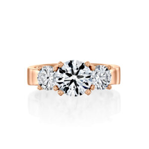 טבעת יהלום 2 קראט גדולה HARPER