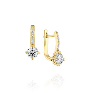Lab Diamond Drop Earrings Elegant And Luxurius