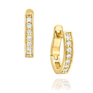 Diamond Hoop Earrings