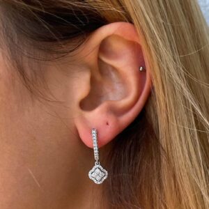 עגילי יהלומים נתלים יוקרתיים ADE-00381-8