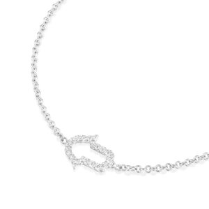 צמיד חמסה קטן משובץ יהלומים