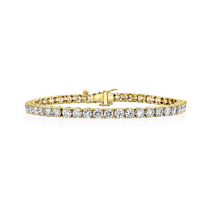Classic Tennis Bracelet With Lab Diamonds of 0.30 Carats Each
