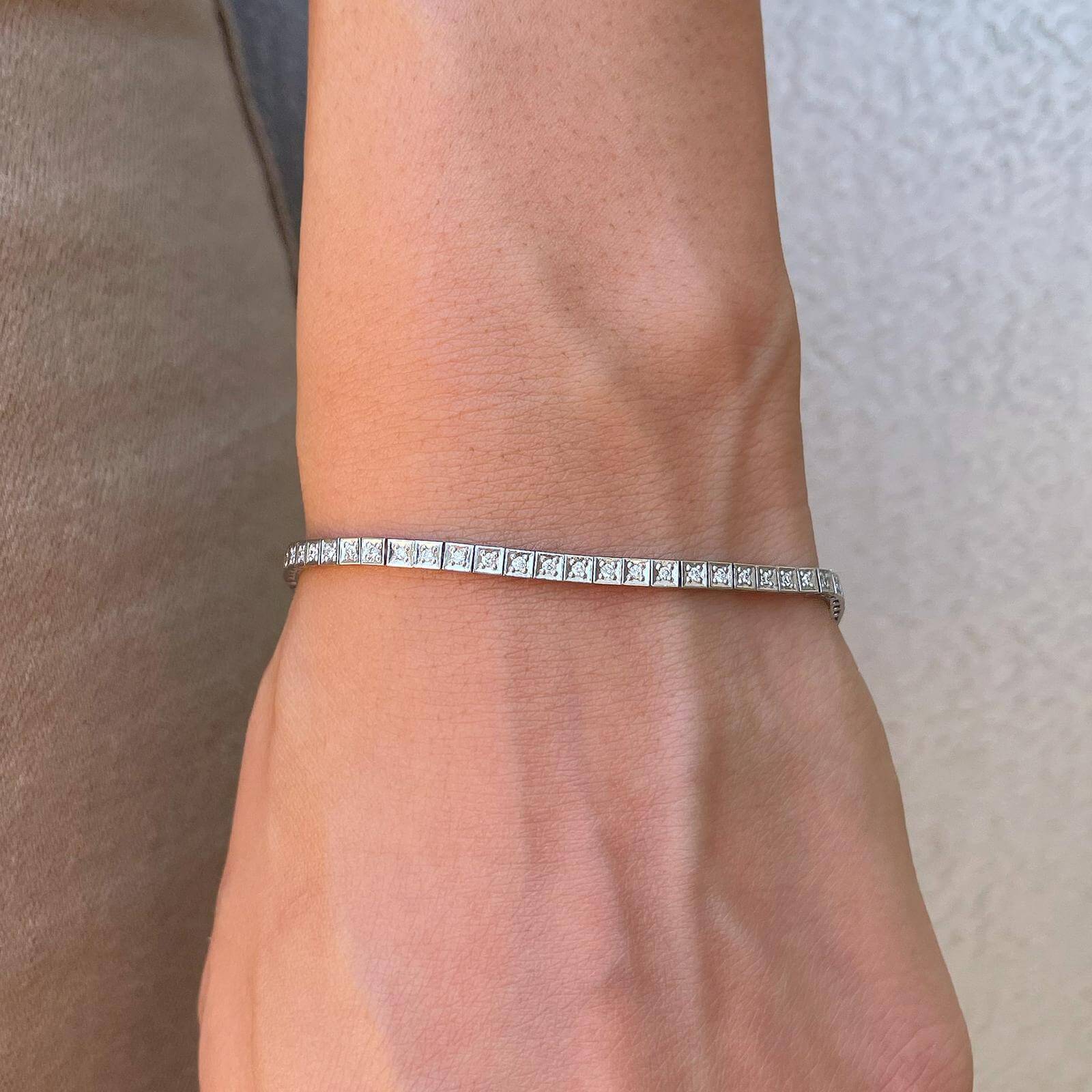 Chocolate diamond tennis bracelet deals