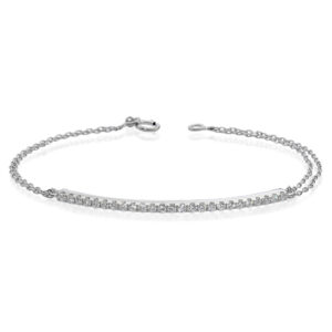 Row Diamond Bracelet 0.50ct
