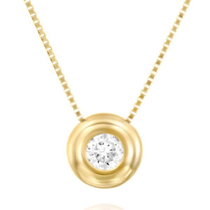 Donut Diamond Necklace 0.10ct