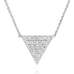 שרשרת יהלומים משולש