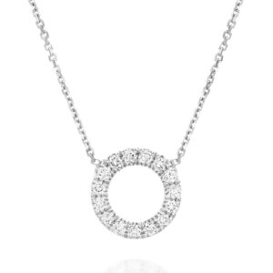 שרשרת יהלומים מעגל פתוח 0.21ct