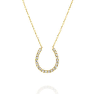Horseshoe Diamond Necklace
