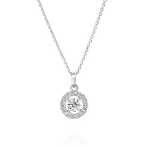 תליון יהלומים הילה פתוחה 0.45 ADP-00230-2