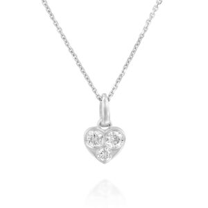 תליון יהלומים לב קטן ADP-00312-2