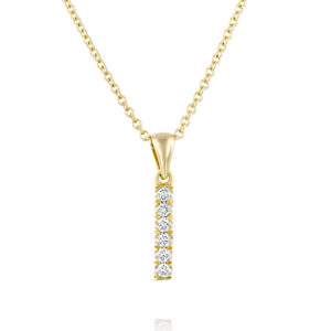 Plate Diamond Pendant 0.10ct