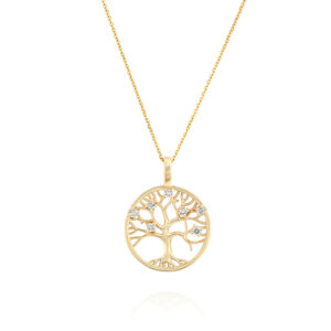 Tree of Life Diamond Pendant